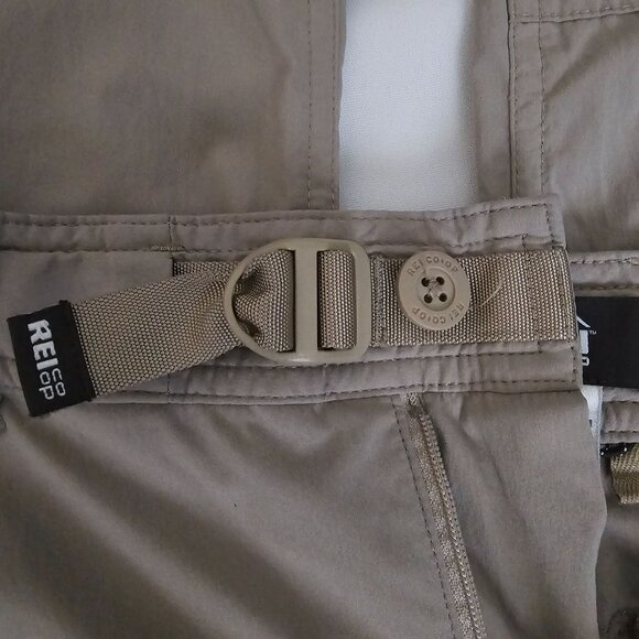 REI Co-op Women's Relaxed Belted Waist Sahara Convertible Hiking Pants Size 10 - Picture 8 of 16